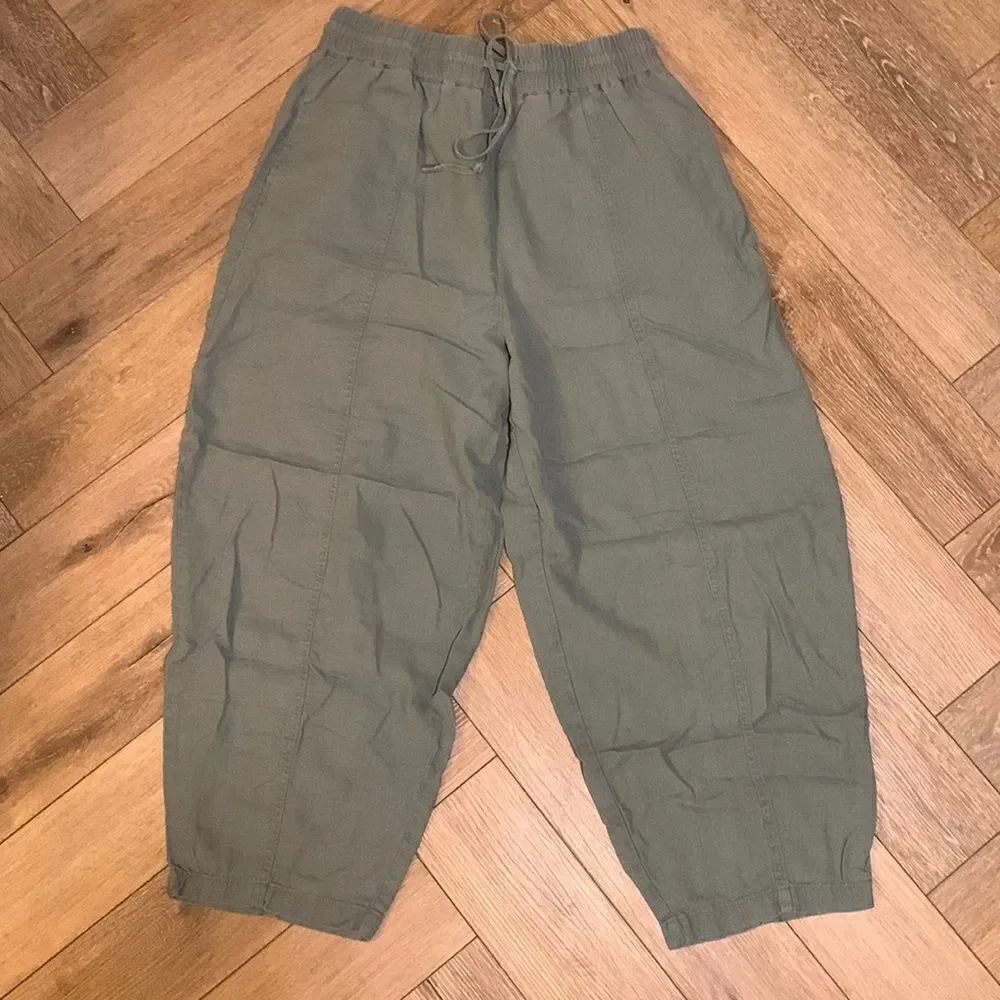 Zara Linen Blend Pants